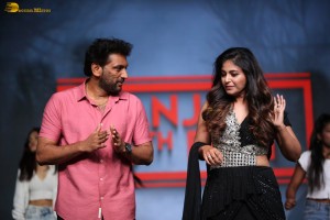 Geethanjali Malli Vachindi Pre-Release Event attended by Anjali, Srinivasa Reddy, and Satyam Rajesh