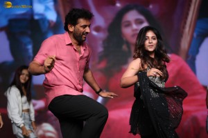 Geethanjali Malli Vachindi Pre-Release Event attended by Anjali, Srinivasa Reddy, and Satyam Rajesh