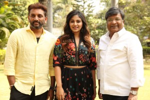 Geethanjali Malli Vachindi Press Meet attended by Actress Anjali and other cast and crew