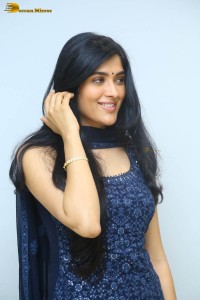 indian actress geethika tiwary photoshoot in a blue dress