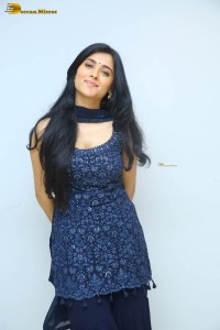 indian actress geethika tiwary photoshoot in a blue dress