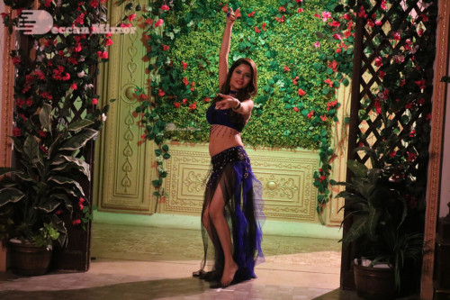 Gehana Vasisth from her Arabic Song in a Telugu Movie