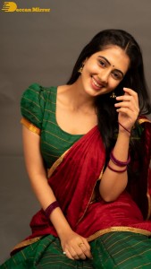 Actress Gehna Sippy photoshoot in a half saree