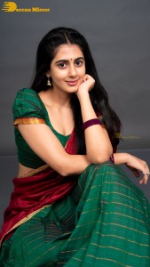 Actress Gehna Sippy photoshoot in a half saree