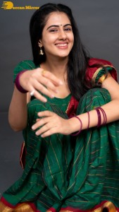 Actress Gehna Sippy photoshoot in a half saree