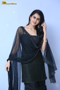 Indian Actress Gehna Sippy in a black salwar dress