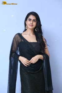 Indian Actress Gehna Sippy in a black salwar dress