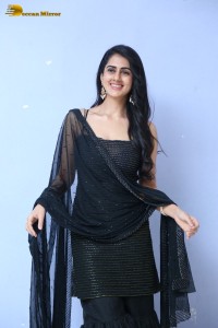 Indian Actress Gehna Sippy in a black salwar dress