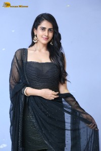 Indian Actress Gehna Sippy in a black salwar dress