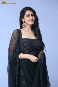 Indian Actress Gehna Sippy in a black salwar dress