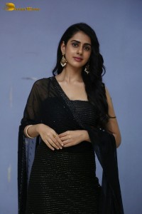 Indian Actress Gehna Sippy in a black salwar dress