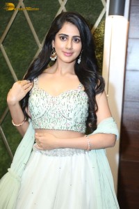 Actress Gehna Sippy in a light green lehenga choli