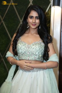 Actress Gehna Sippy in a light green lehenga choli