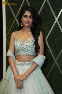 Actress Gehna Sippy in a light green lehenga choli