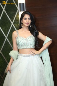 Actress Gehna Sippy in a light green lehenga choli