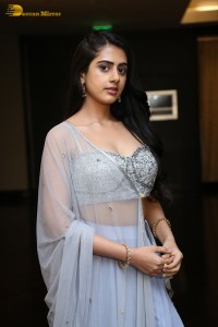 Indian Actress Gehna Sippy in a Lehenga Choli dress attending a movie function