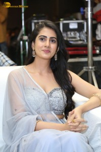 Indian Actress Gehna Sippy in a Lehenga Choli dress attending a movie function