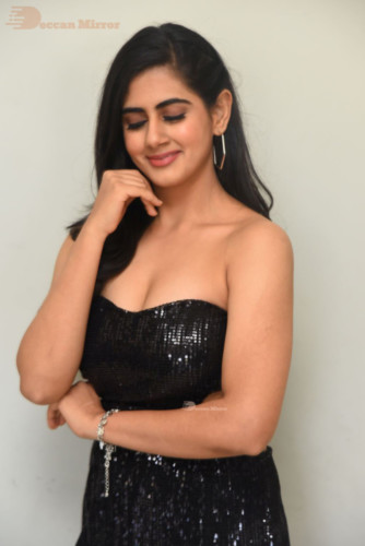 Telugu Actress Gehna Sippy dressed in black