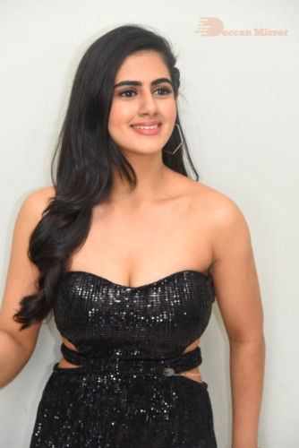 Telugu Actress Gehna Sippy dressed in black