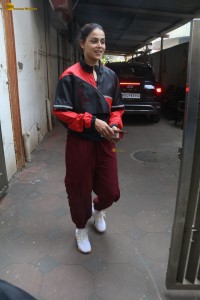 Indian actress Genelia cute in gym clothing