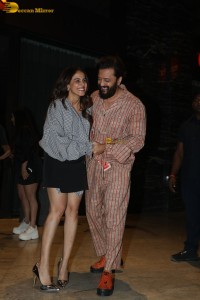 telugu actress genelia spotted with her husband