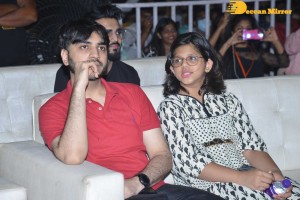Ghani movie pre-release event that is attended by Varun Tej, Saiee Manjrekar, Allu Arjun, Allu Aravind, Harish Shankar and others