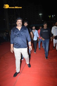 Ghani movie pre-release event that is attended by Varun Tej, Saiee Manjrekar, Allu Arjun, Allu Aravind, Harish Shankar and others