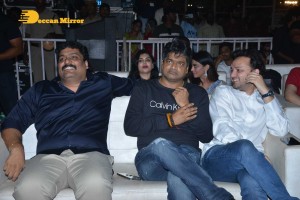 Ghani movie pre-release event that is attended by Varun Tej, Saiee Manjrekar, Allu Arjun, Allu Aravind, Harish Shankar and others