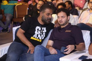 Pictures from the Release Punch Event of the Telugu Movie ‘Ghani’ - attended by Varun Tej, Suniel Shetty, Upendra, Naveen Chandra, and Saiee Manjrekar