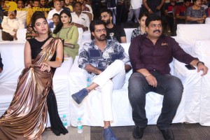 Pictures from the Release Punch Event of the Telugu Movie ‘Ghani’ - attended by Varun Tej, Suniel Shetty, Upendra, Naveen Chandra, and Saiee Manjrekar