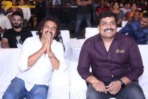Pictures from the Release Punch Event of the Telugu Movie ‘Ghani’ - attended by Varun Tej, Suniel Shetty, Upendra, Naveen Chandra, and Saiee Manjrekar