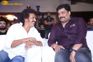 Pictures from the Release Punch Event of the Telugu Movie ‘Ghani’ - attended by Varun Tej, Suniel Shetty, Upendra, Naveen Chandra, and Saiee Manjrekar