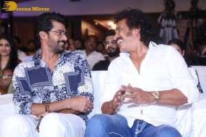 Pictures from the Release Punch Event of the Telugu Movie ‘Ghani’ - attended by Varun Tej, Suniel Shetty, Upendra, Naveen Chandra, and Saiee Manjrekar