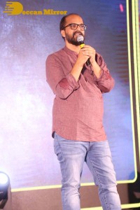Pictures from the Release Punch Event of the Telugu Movie ‘Ghani’ - attended by Varun Tej, Suniel Shetty, Upendra, Naveen Chandra, and Saiee Manjrekar