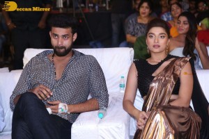 Pictures from the Release Punch Event of the Telugu Movie ‘Ghani’ - attended by Varun Tej, Suniel Shetty, Upendra, Naveen Chandra, and Saiee Manjrekar