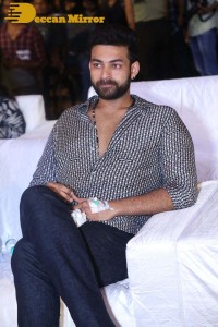 Pictures from the Release Punch Event of the Telugu Movie ‘Ghani’ - attended by Varun Tej, Suniel Shetty, Upendra, Naveen Chandra, and Saiee Manjrekar