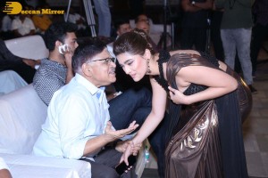 Pictures from the Release Punch Event of the Telugu Movie ‘Ghani’ - attended by Varun Tej, Suniel Shetty, Upendra, Naveen Chandra, and Saiee Manjrekar