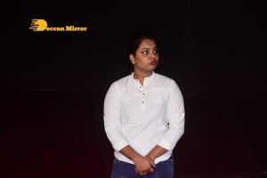 Varun Tej and Saiee Manjrekar attend the trailer launch of the movie Ghani