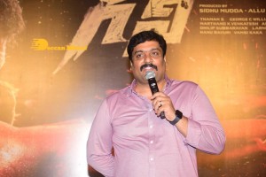 Varun Tej and Saiee Manjrekar attend the trailer launch of the movie Ghani