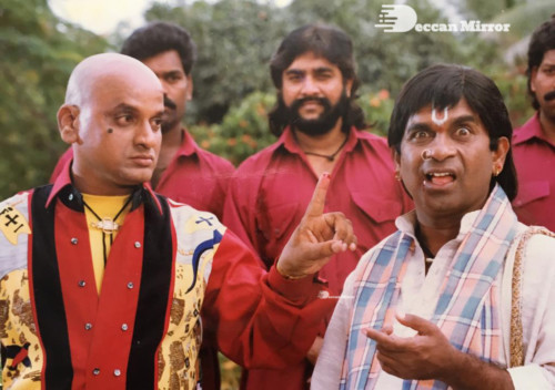 Stills from Ghatotkachudu shooting