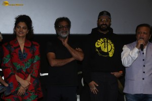 Ghoomer cast Abhishek Bachchan and Saiyami Kher interact with the specially abled children at PVR in Bandra