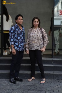 Ghoomer Special Screening attended by Saiyami Kher, Sachin Tendulkar and Anjali Tendulkar
