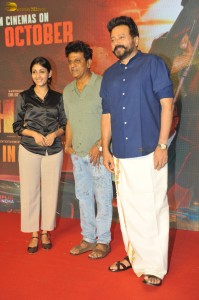 Ghost Press Meet attended by Shiva Rajkumar, Jayaram, and Archana Jois