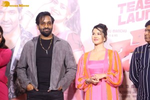 Ginna movie teaser launch with actors Manchu Vishnu and Payal Rajput and Sunny Leone
