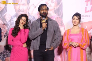 Ginna movie teaser launch with actors Manchu Vishnu and Payal Rajput and Sunny Leone