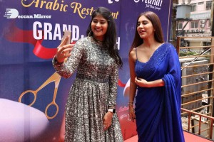 Gismat Arabic Mandi Restaurant opening with Actress Nabha Natesh