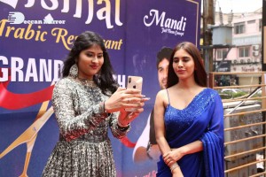Gismat Arabic Mandi Restaurant opening with Actress Nabha Natesh