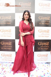 Actress Nivetha Pethuraj and YouTube personality Gangavva launch Gismat Restaurant at A.S.Rao Nagar