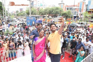 Actress Nivetha Pethuraj and YouTube personality Gangavva launch Gismat Restaurant at A.S.Rao Nagar