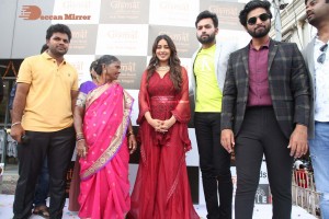 Actress Nivetha Pethuraj and YouTube personality Gangavva launch Gismat Restaurant at A.S.Rao Nagar